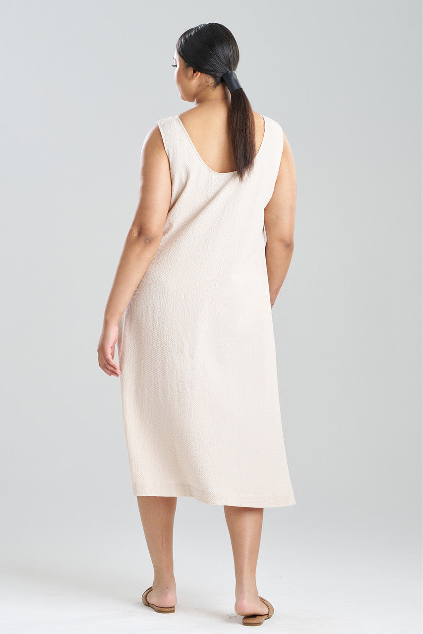 Natori Buy Onsen Cotton Tank Slip Dress in Sand Dune Online