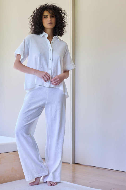 Natori Buy Onsen Cotton Pants in White Online