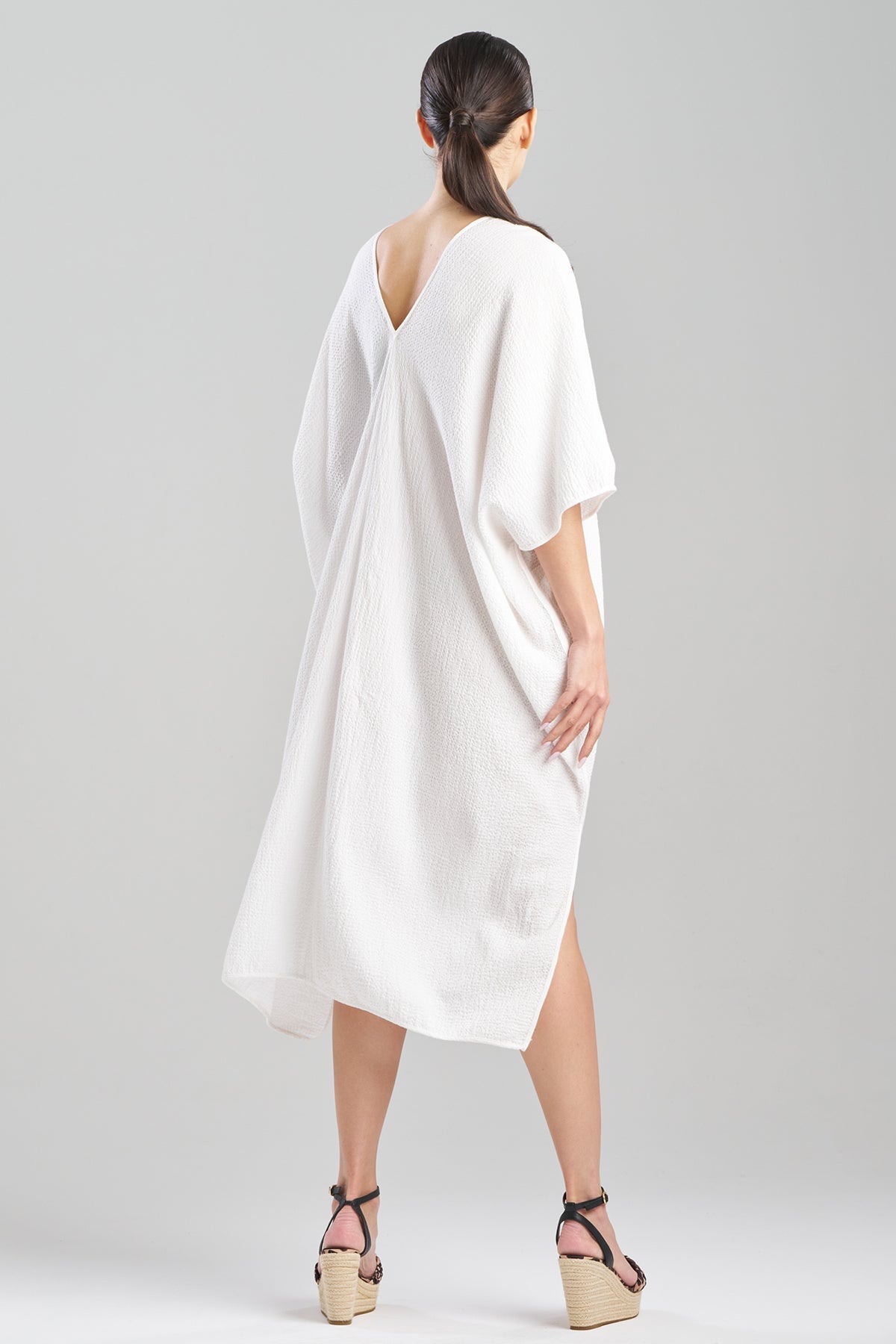 Natori Buy Onsen Cotton Caftan in White Online