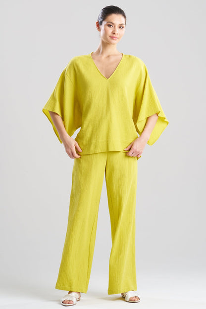 Natori Onsen Cotton Kimono Top