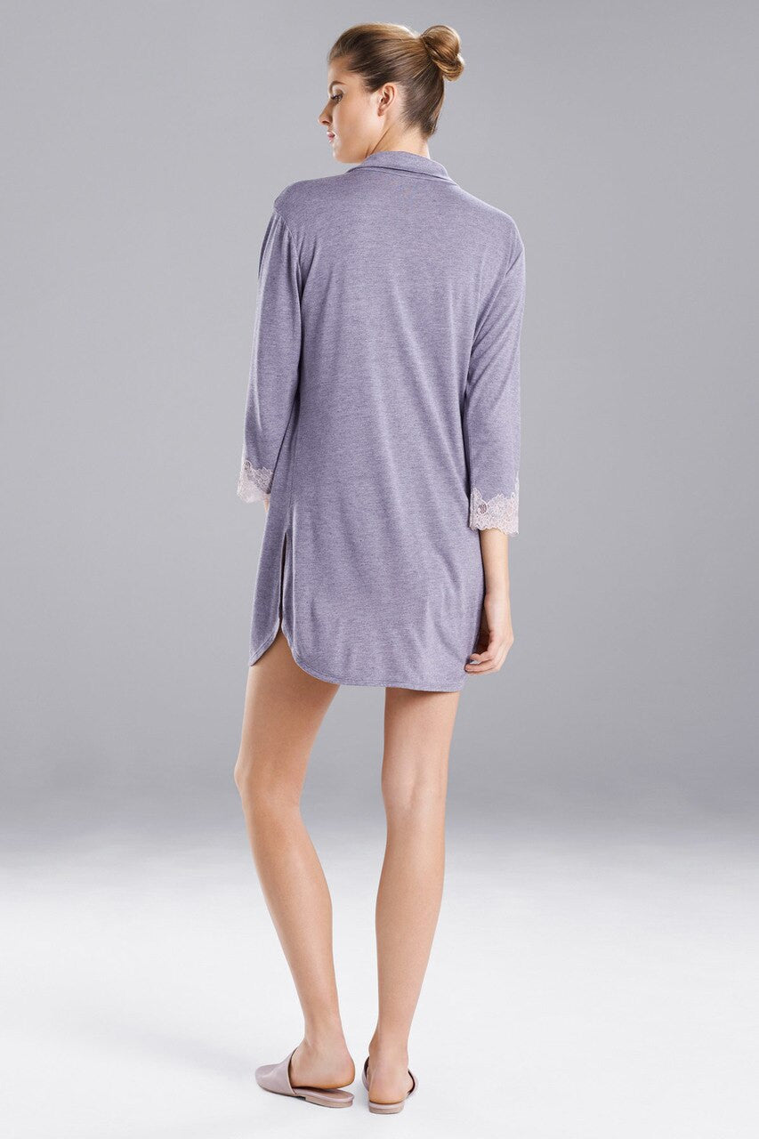 Natori Buy Luxe Shangri-La TENCEL™ Sleepshirt in Grey/Cocoon Online