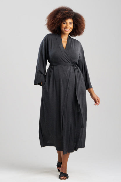 Natori Buy Shangri-La TENCEL™ Robe in Anthracite Online