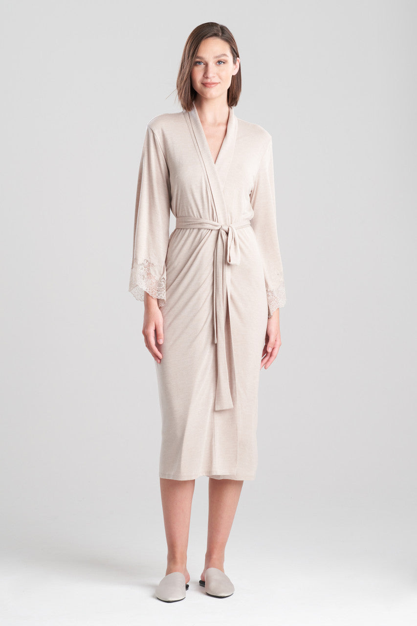 Natori Buy Luxe Shangri-la TENCEL™ Robe in Heather Cashmere Online
