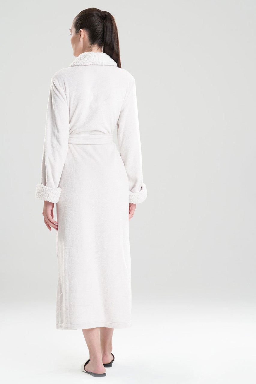 Natori Buy Plush Sherpa Robe in Bone Online