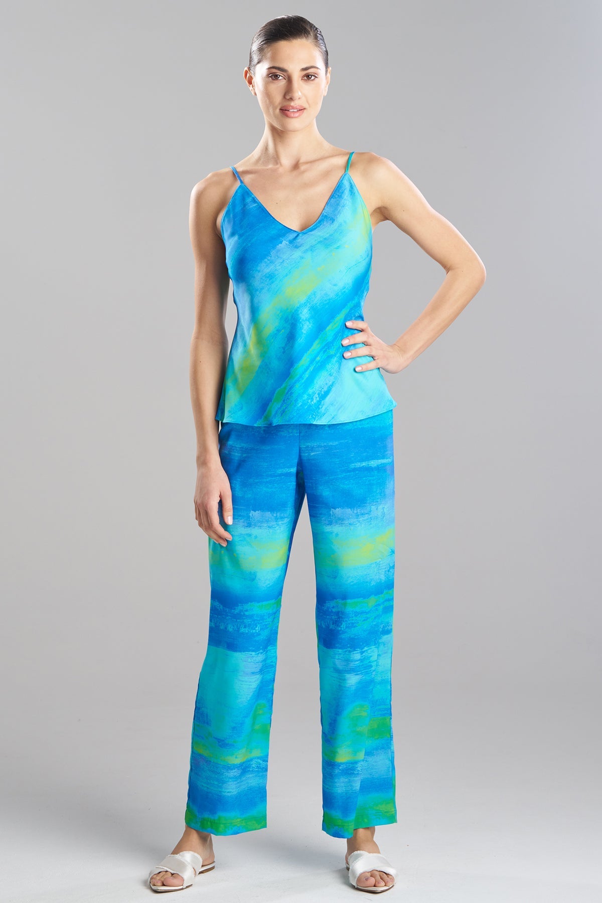 Natori Aurora Printed Satin PJ