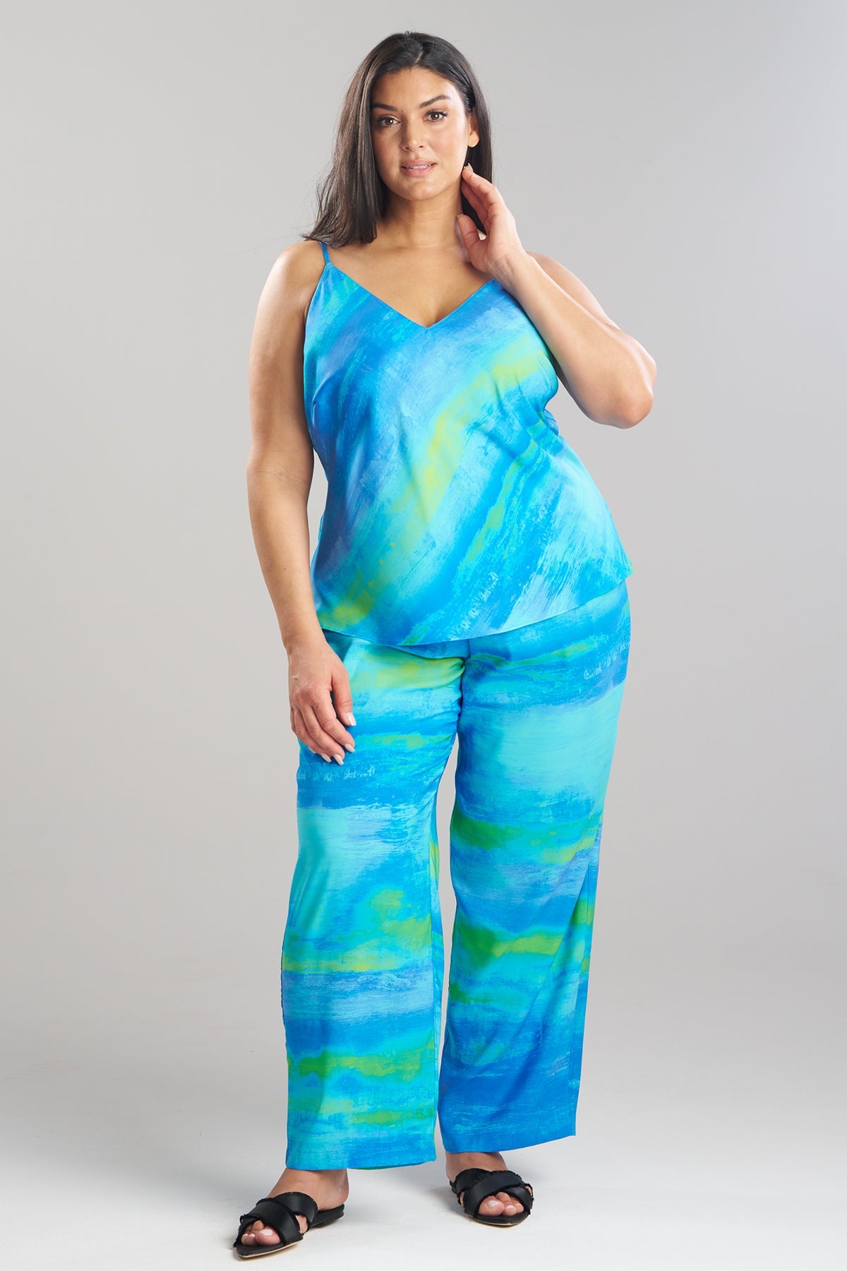 Natori Aurora Printed Satin PJ