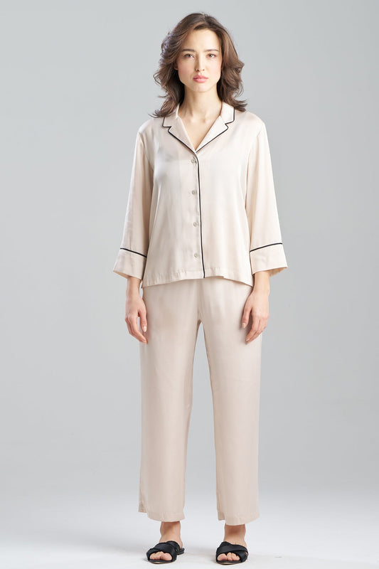 Natori Satin Essentials Notch PJ Set