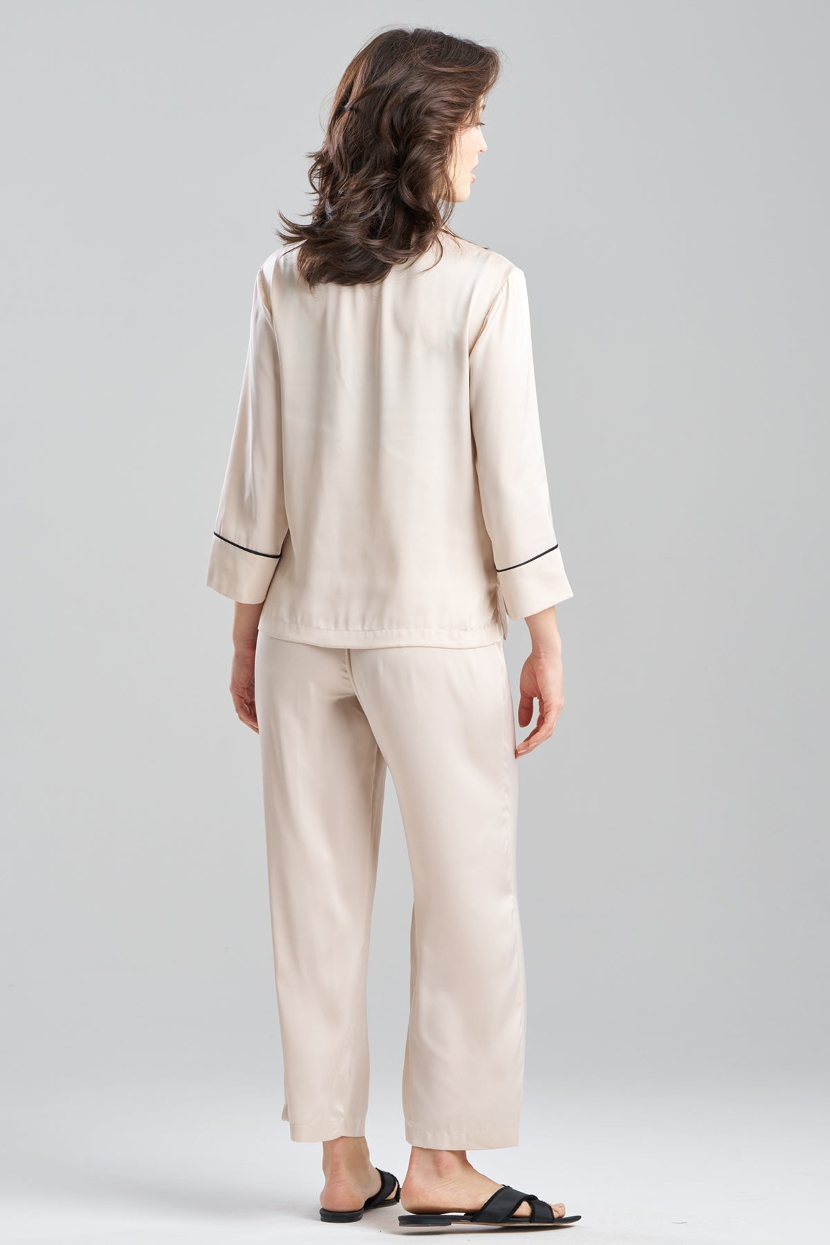 Natori Satin Essentials Notch PJ Set