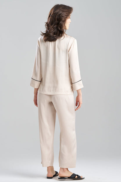 Natori Satin Essentials Notch PJ Set