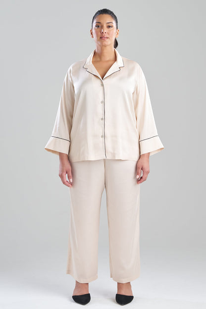 Natori Satin Essentials Notch PJ Set