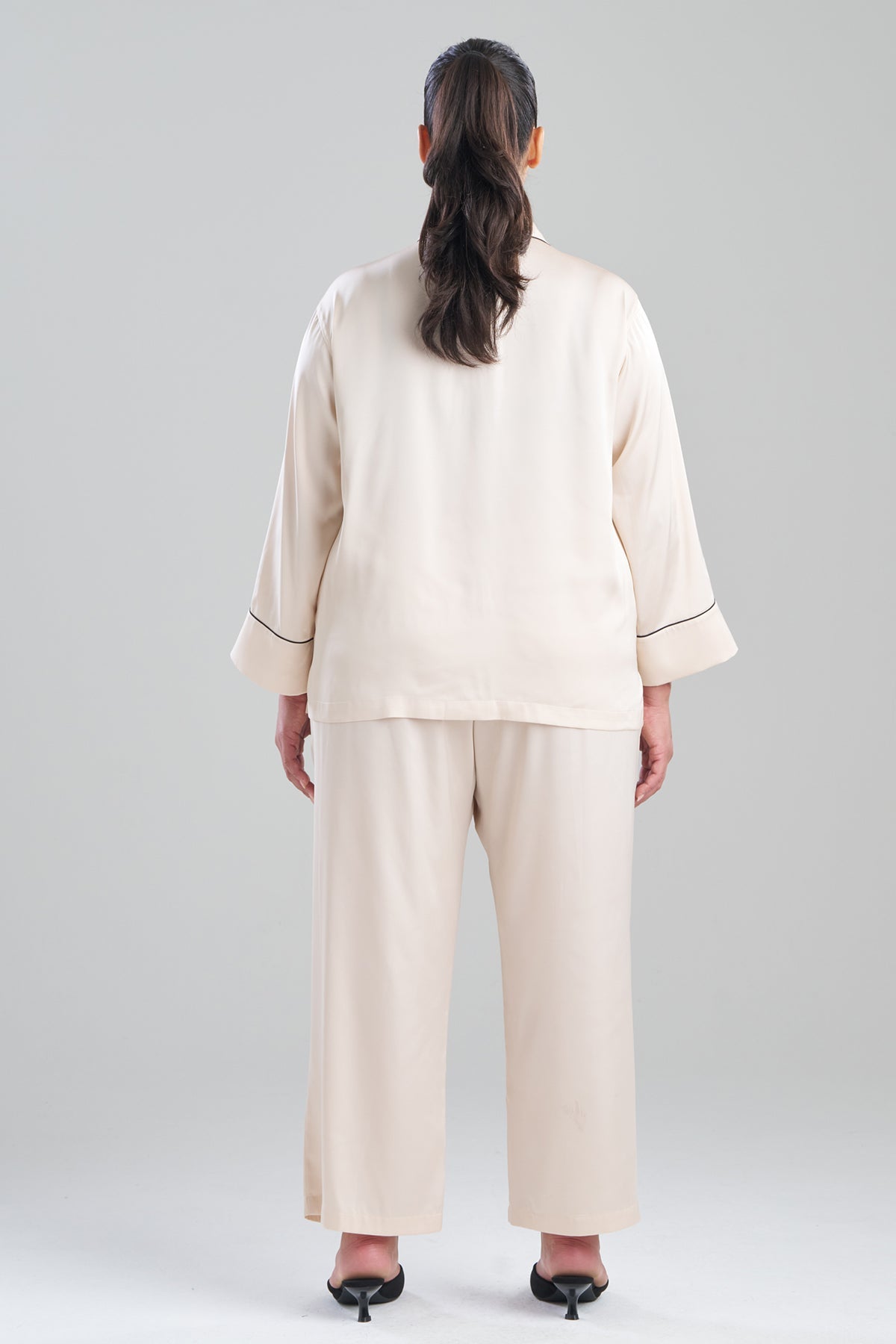 Natori Satin Essentials Notch PJ Set