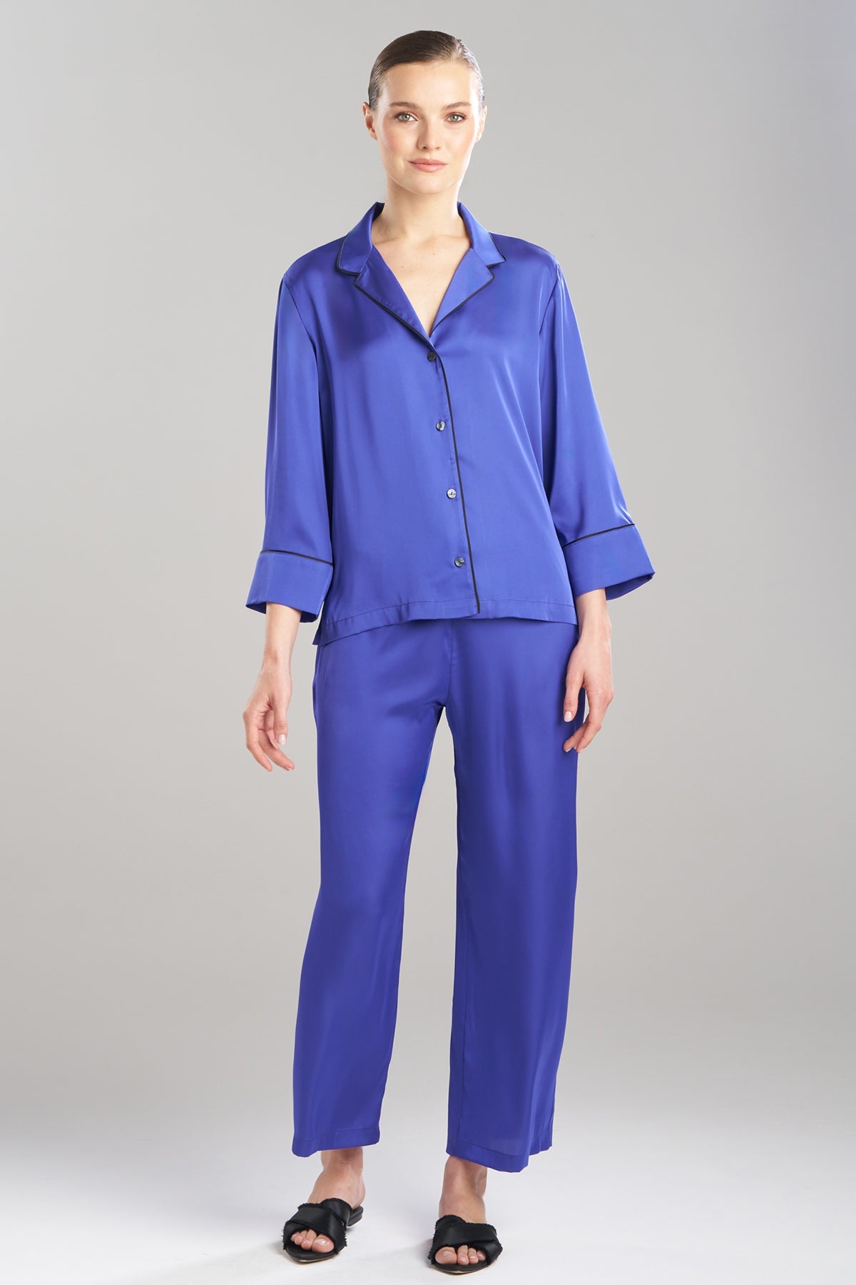 Natori Satin Essentials Notch PJ Set