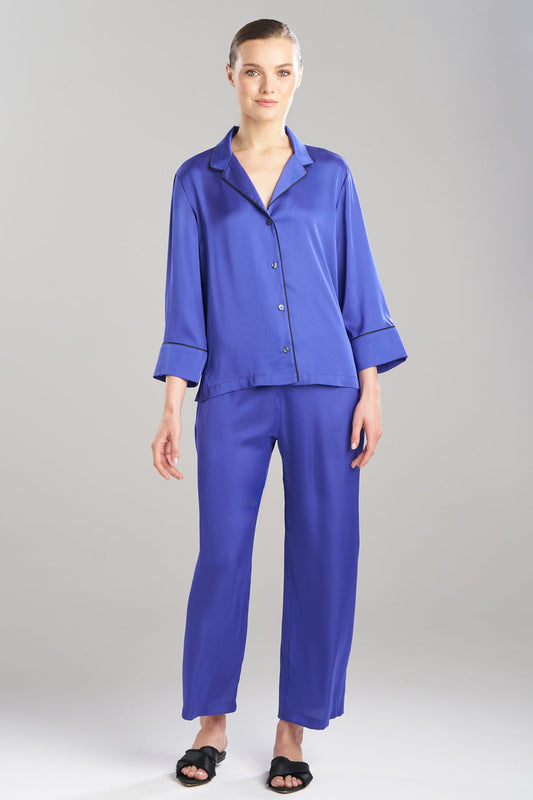 Natori Satin Essentials Notch PJ Set