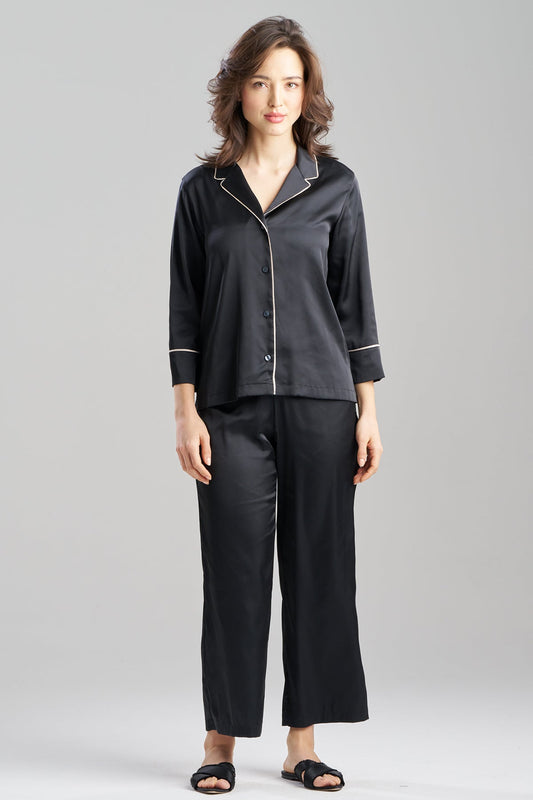 Natori Satin Essentials Notch PJ Set