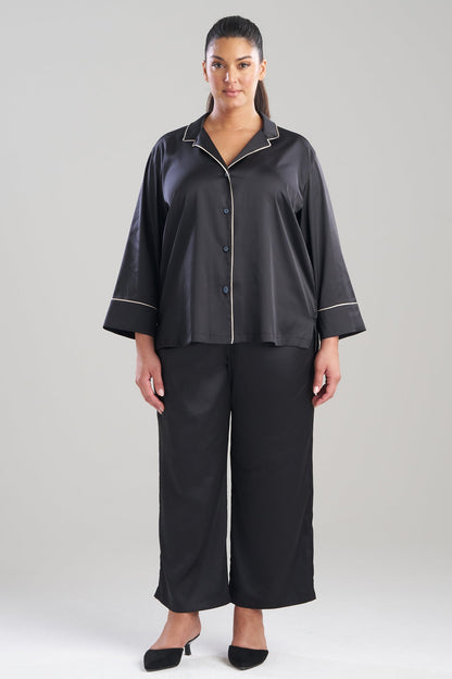 Natori Satin Essentials Notch PJ Set