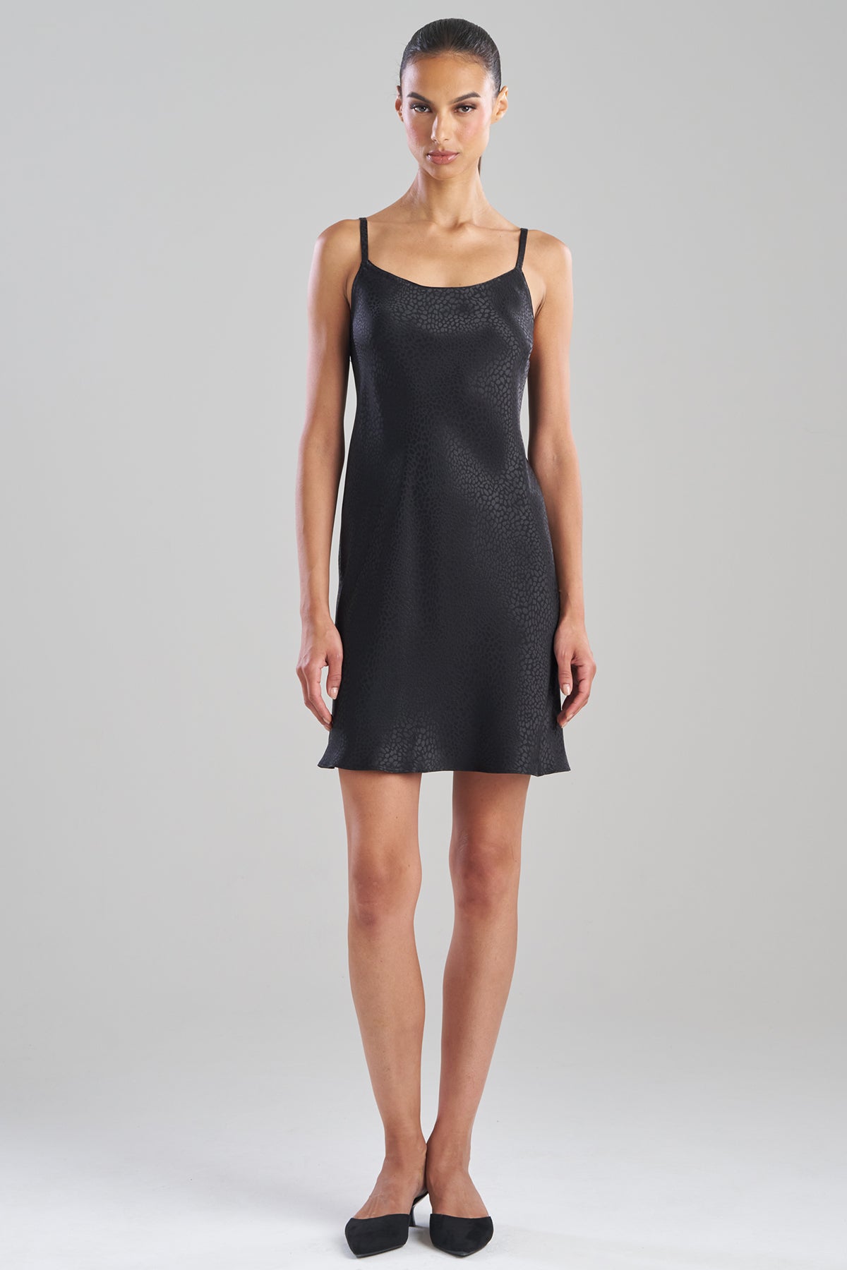 Natori Wilderness Satin Jacquard Chemise