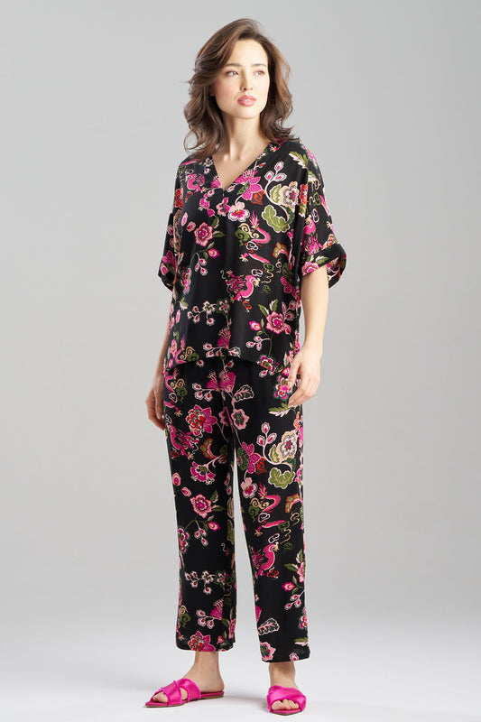 Natori Fleur Dragon Printed Challis PJ Set