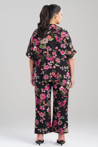 Natori Fleur Dragon Printed Challis PJ Set