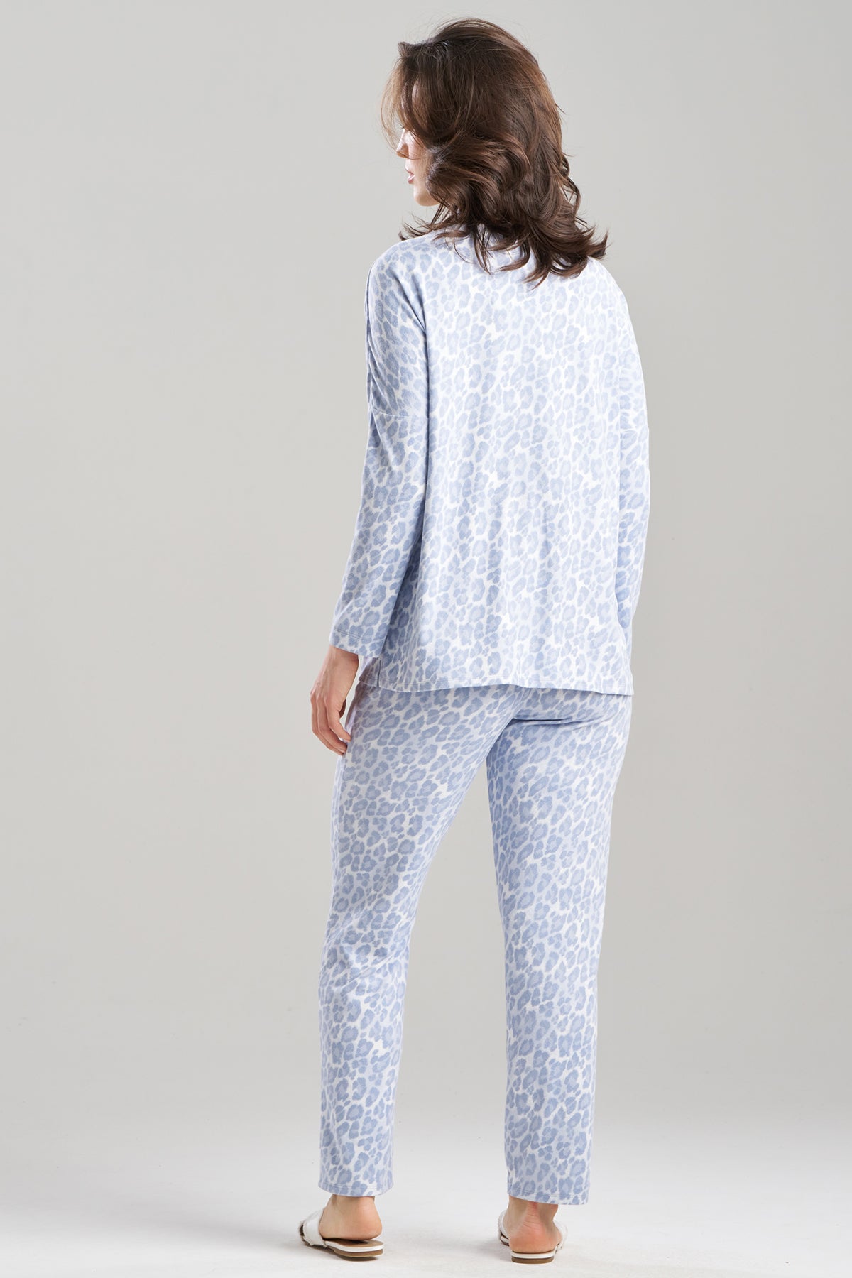 Natori Wild Instinct Printed Brushed Knit PJ Set