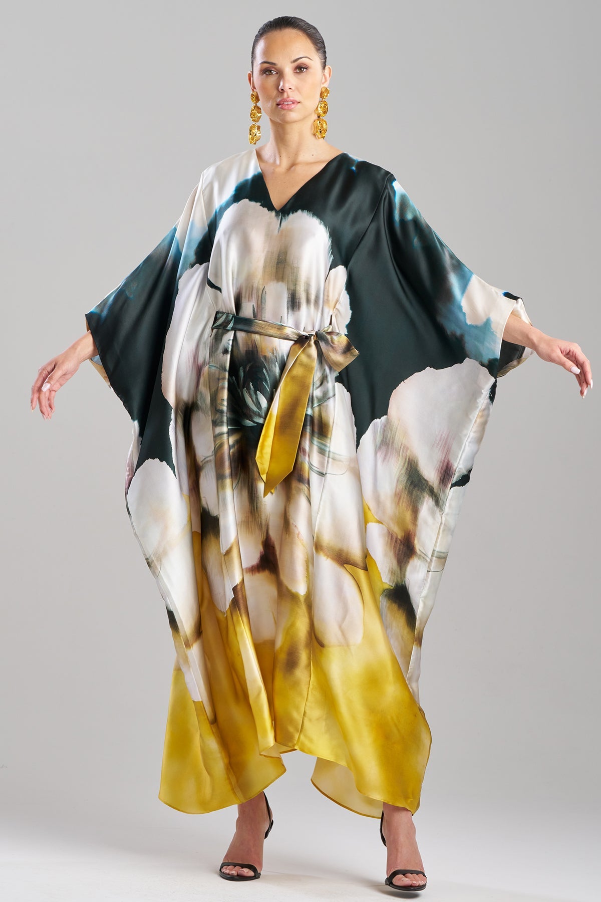 Natori Amber Silk Caftan