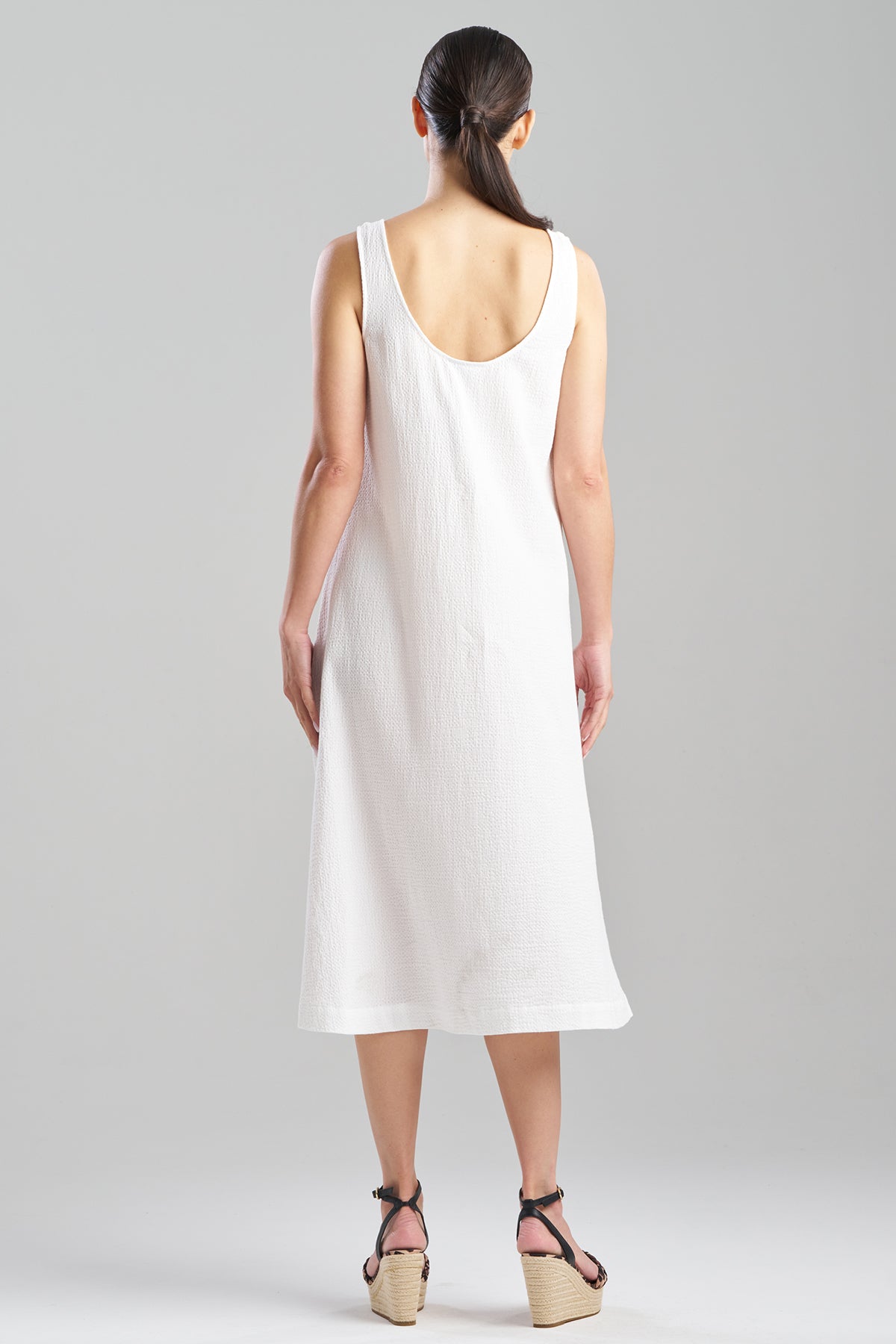 Natori Buy Onsen Cotton Tank Slip Dress in White Online