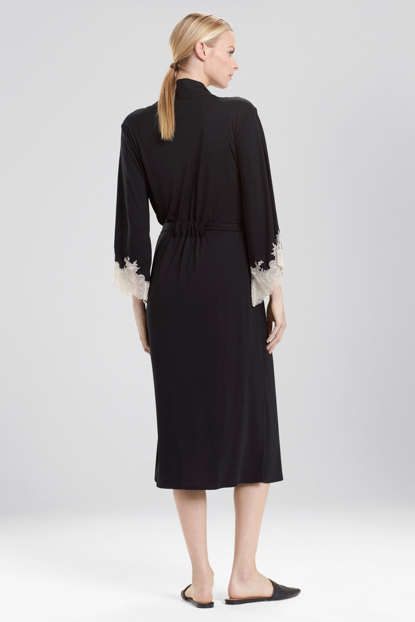 Natori Buy Luxe Shangri-la TENCEL™ Robe in Black Online