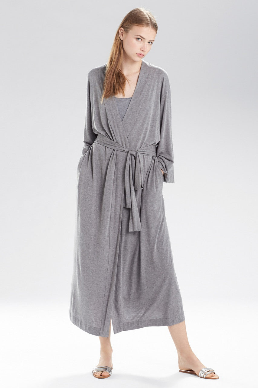 Natori Buy Shangri-La TENCEL™ Robe in Heather Gray Online