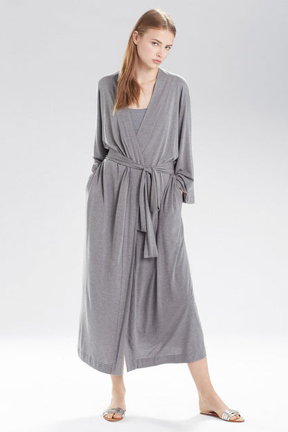Natori Buy Shangri-La TENCEL™ Robe in Heather Gray Online