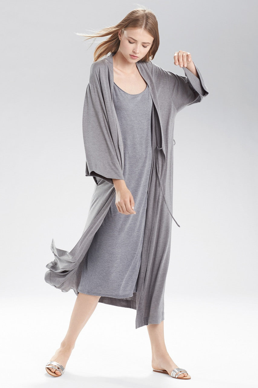 Natori Buy Shangri-La TENCEL™ Robe in Heather Gray Online