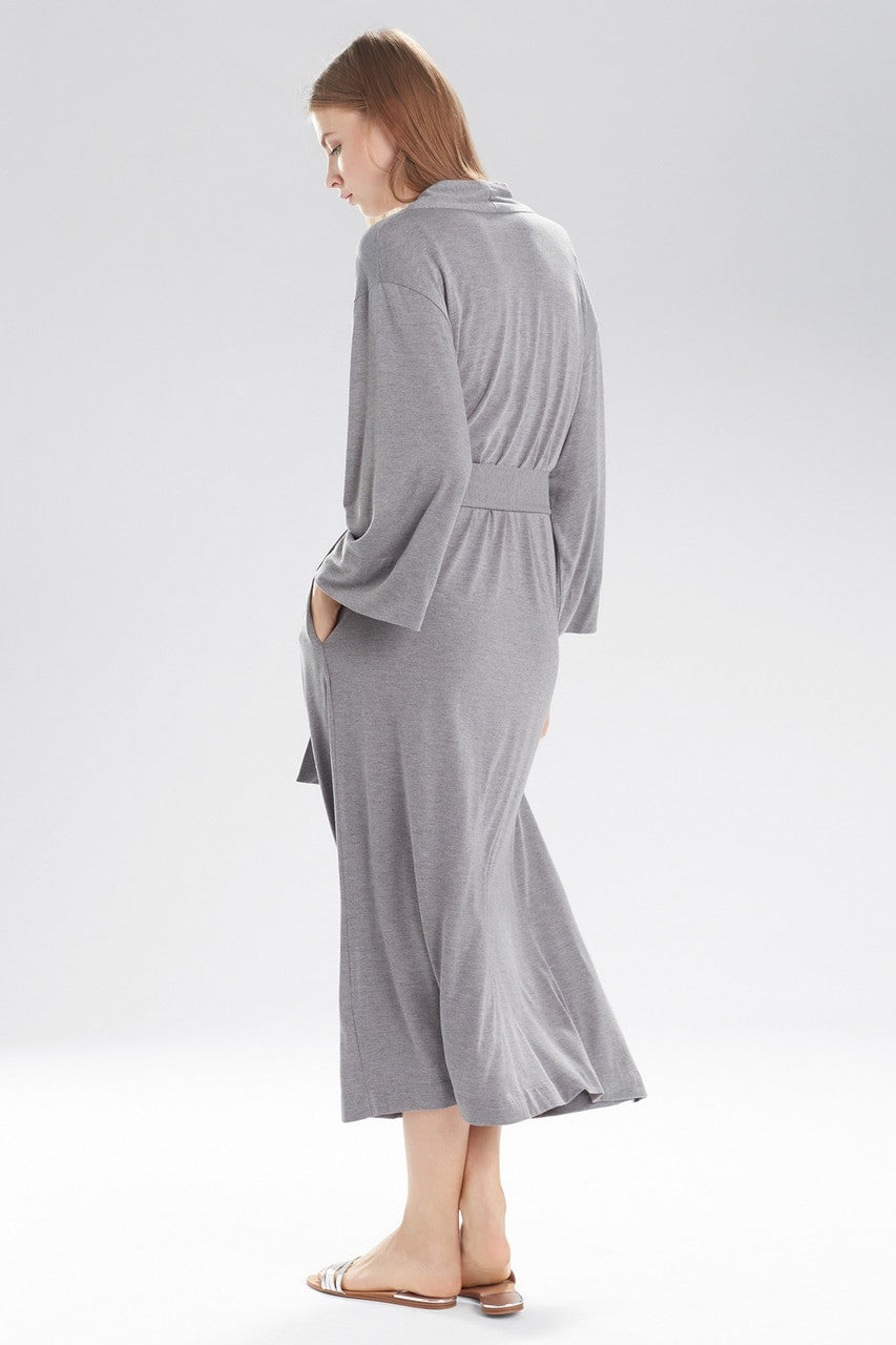 Natori Buy Shangri-La TENCEL™ Robe in Heather Gray Online