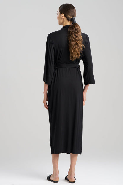 Natori Buy Shangri-La TENCEL™ Robe in Black Online