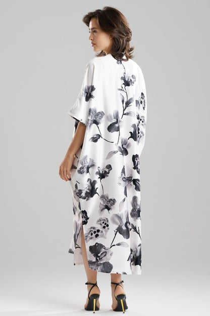 Natori Aurelia Charmeuse V-Neck Caftan