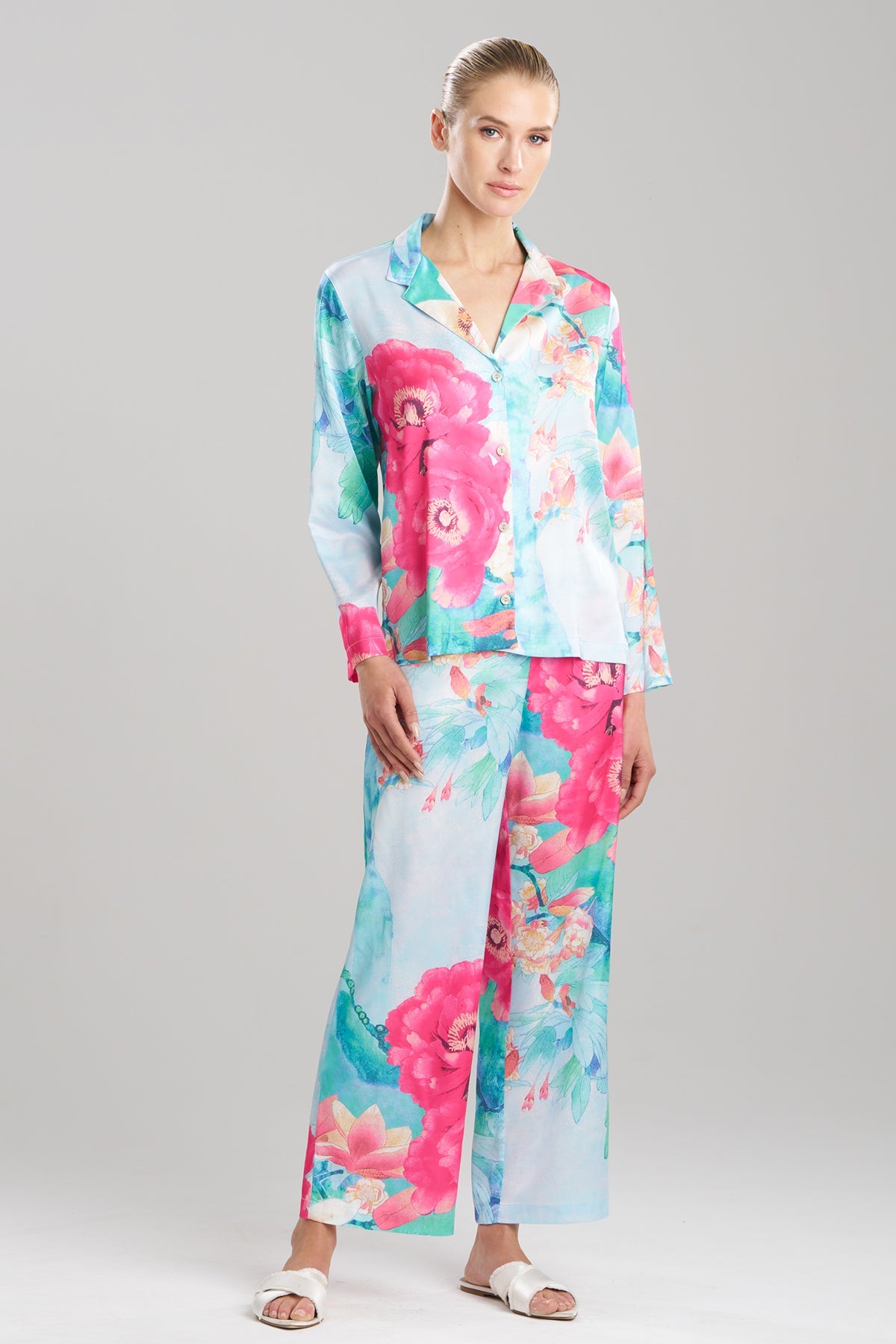 Natori Floral Garden Notch PJ