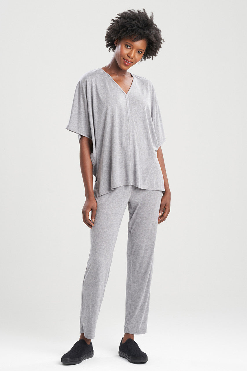 Natori Buy Shangri-La Caftan PJ in Heather Grey Online