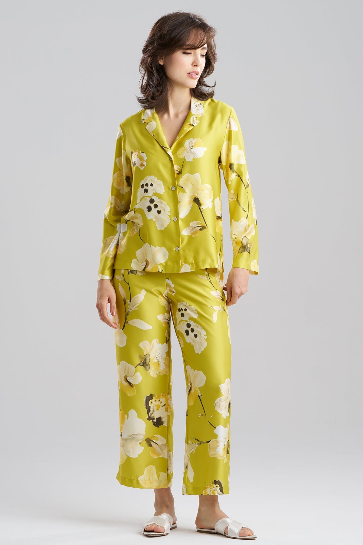Natori Aurelia Charmeuse Notch PJ Set