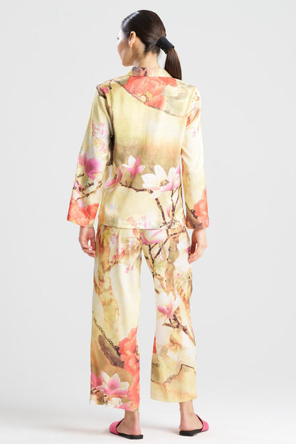 Natori Floral Garden Notch PJ