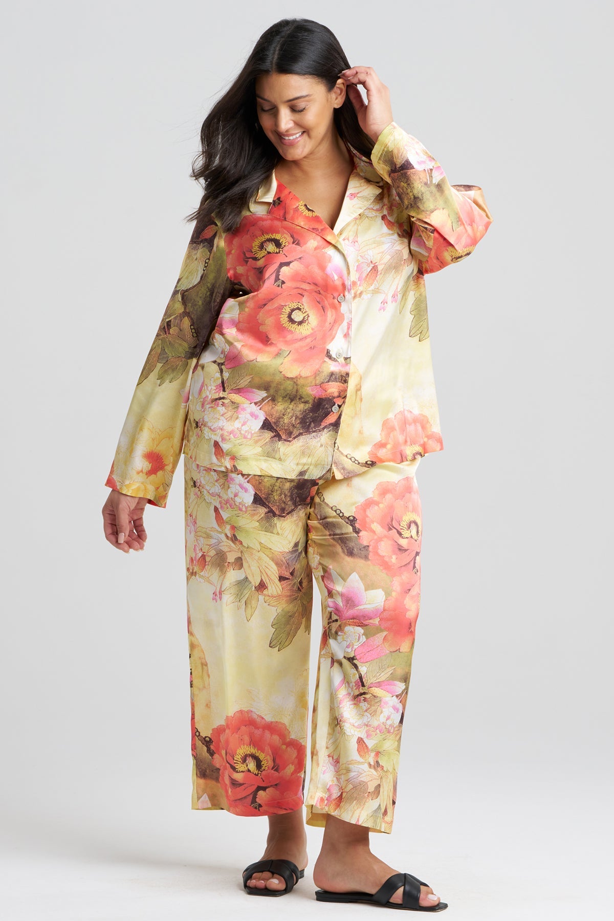 Natori Floral Garden Notch PJ