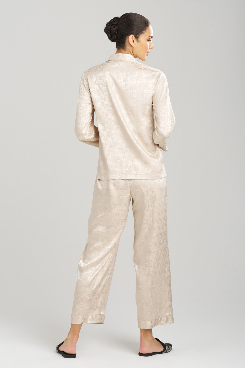 Natori Buy Infinity Jacquard PJ in Sand Taupe Online