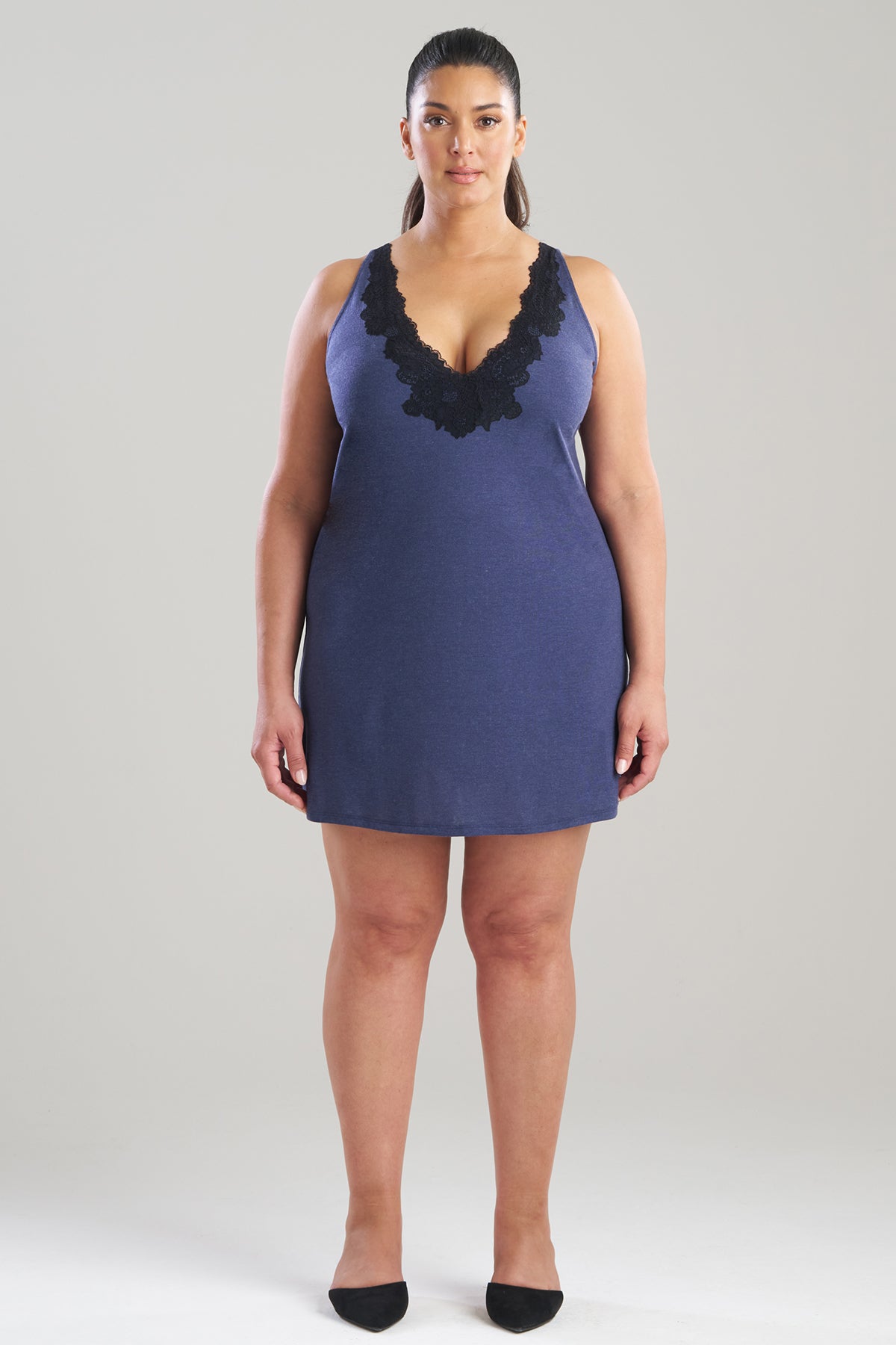 Natori Luxe Shangri-La TENCEL™ V-Neck Chemise