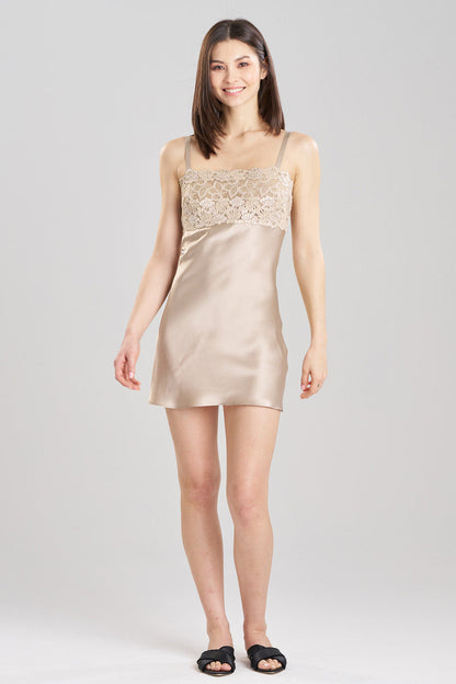 Natori Buy Rose Parfait Lace Chemise in Parchment Online