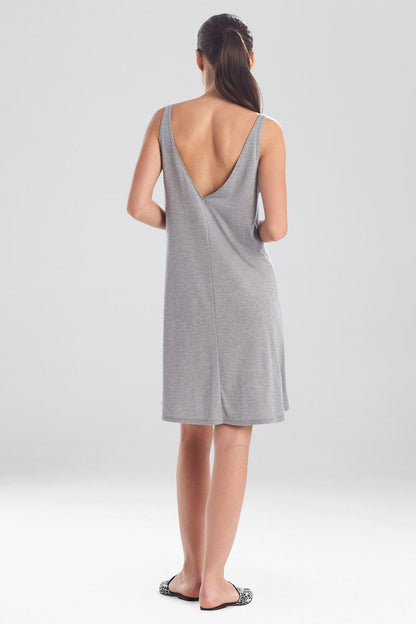 Natori Buy Shangri-La TENCEL™ V-Neck Chemise in Heather Grey Online