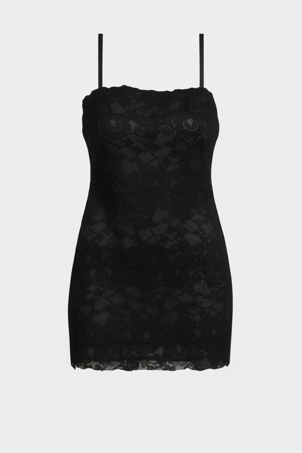 Natori Buy Peony Allover Lace Chemise in Black Online