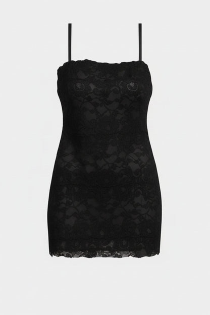 Natori Buy Peony Allover Lace Chemise in Black Online