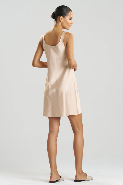 Natori Buy Glamour Slit Chemise in Café Online