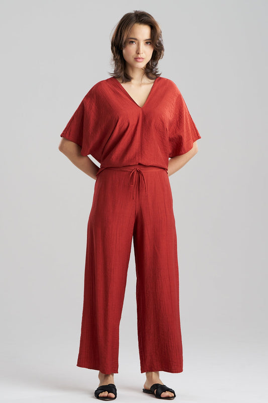 Natori Terra Foil Crinkle Pants