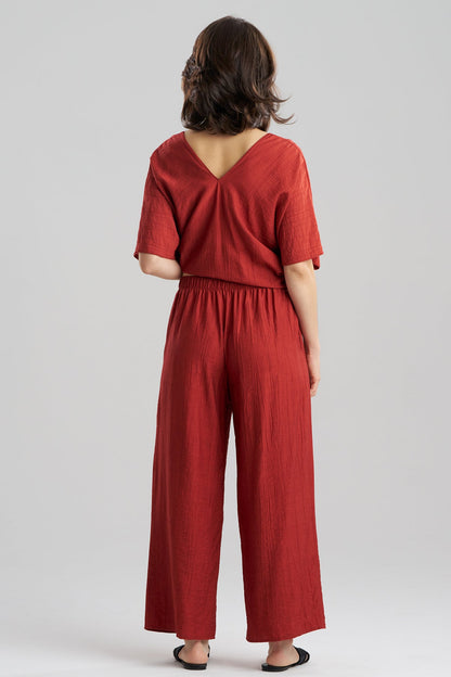 Natori Terra Foil Crinkle Pants