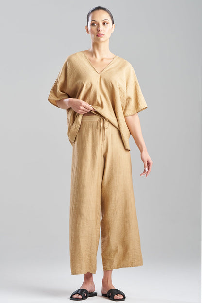 Natori Terra Foil Crinkle Pants