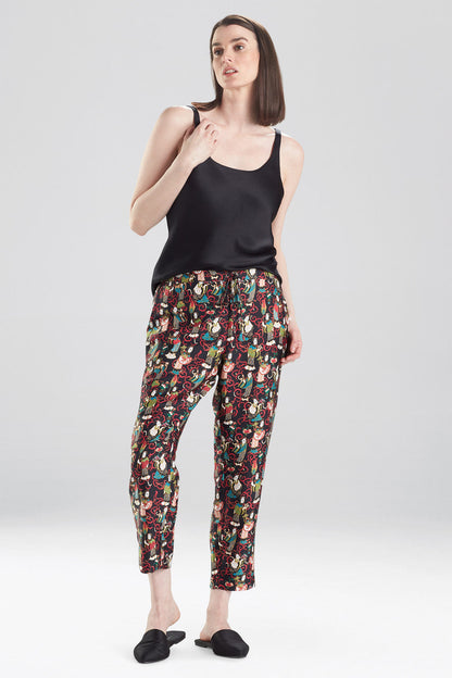 Natori Buy Tea Garden Pants in Black Multi Online