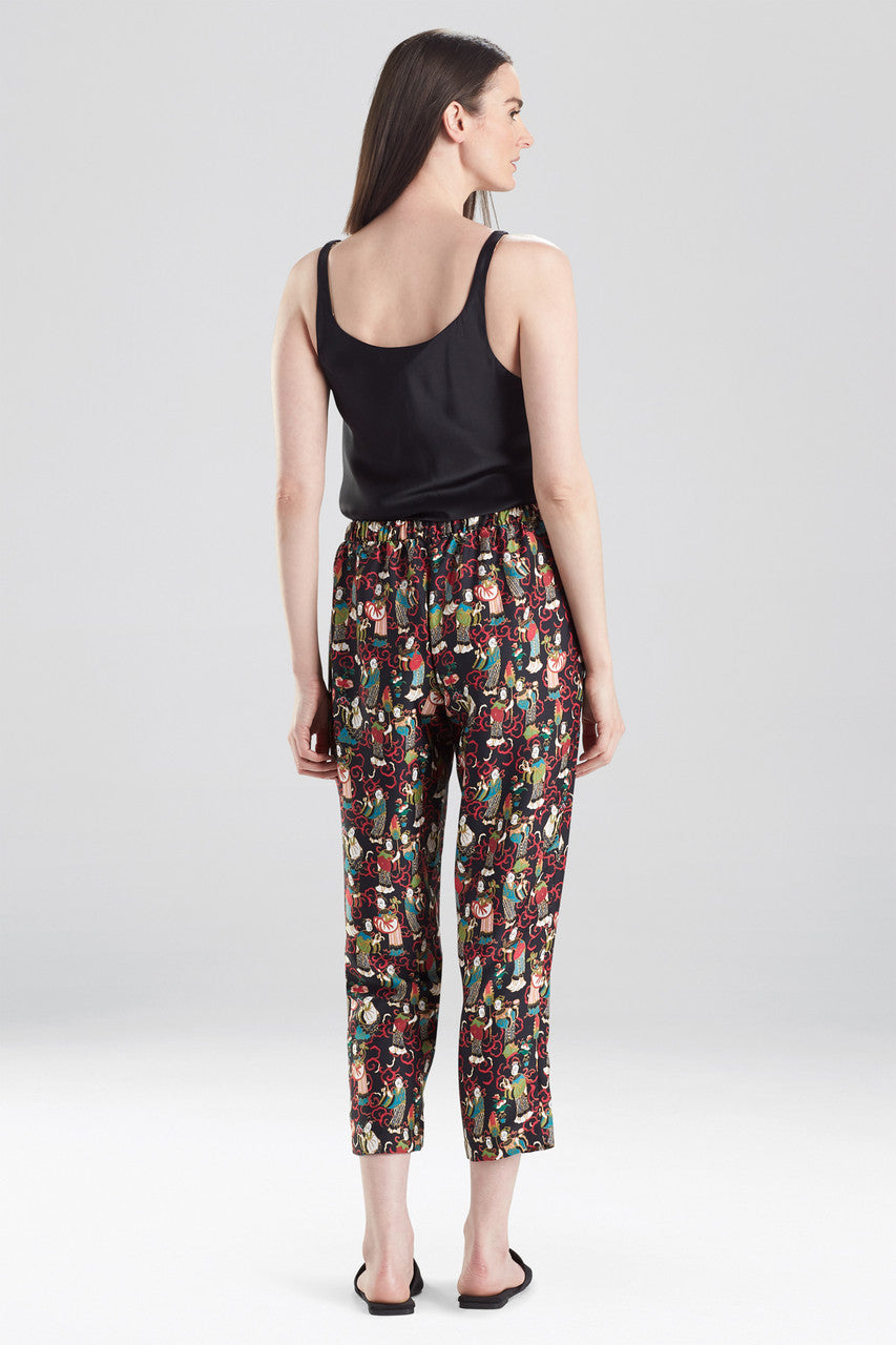 Natori Buy Tea Garden Pants in Black Multi Online