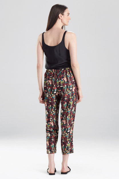 Natori Buy Tea Garden Pants in Black Multi Online